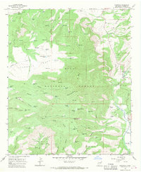 Download a high-resolution, GPS-compatible USGS topo map for Glenwood, NM (1970 edition)