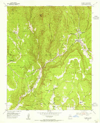 Download a high-resolution, GPS-compatible USGS topo map for Glorieta, NM (1955 edition)