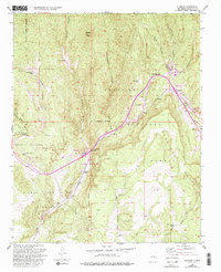 Download a high-resolution, GPS-compatible USGS topo map for Glorieta, NM (1993 edition)