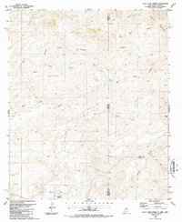 Download a high-resolution, GPS-compatible USGS topo map for Goat Camp Spring, NM (1987 edition)