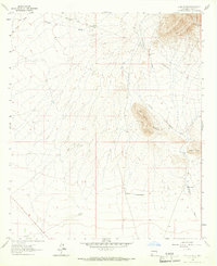 Download a high-resolution, GPS-compatible USGS topo map for Goat Ridge, NM (1967 edition)