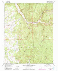 Download a high-resolution, GPS-compatible USGS topo map for Gobernador, NM (1981 edition)