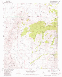 Download a high-resolution, GPS-compatible USGS topo map for Godfrey Peak, NM (1982 edition)