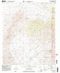 Download a high-resolution, GPS-compatible USGS topo map for Godfrey Peak, NM (2006 edition)