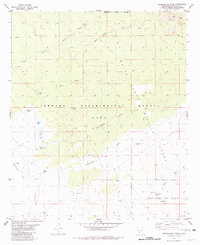 preview thumbnail of historical topo map of Doña Ana County, NM in 1981