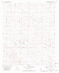preview thumbnail of historical topo map of Lincoln County, NM in 1981