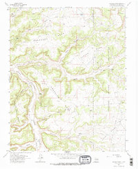 Download a high-resolution, GPS-compatible USGS topo map for Gonzales Mesa, NM (1978 edition)