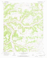 Download a high-resolution, GPS-compatible USGS topo map for Gonzales Mesa, NM (1965 edition)