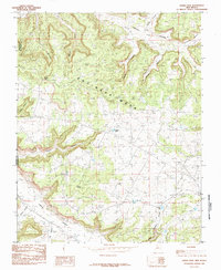 preview thumbnail of historical topo map of Rio Arriba County, NM in 1985