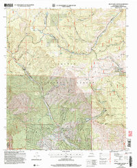 preview thumbnail of historical topo map of Otero County, NM in 2004