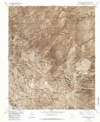 preview thumbnail of historical topo map of Socorro County, NM in 1981