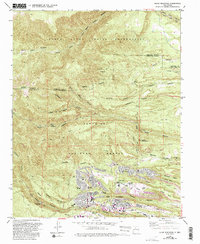 preview thumbnail of historical topo map of Los Alamos County, NM in 1984