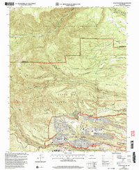 Download a high-resolution, GPS-compatible USGS topo map for Guaje Mountain, NM (2003 edition)