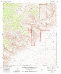 Download a high-resolution, GPS-compatible USGS topo map for Gunsight Canyon, NM (1986 edition)
