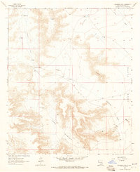 Download a high-resolution, GPS-compatible USGS topo map for Hackberry Hill, NM (1965 edition)