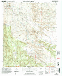 preview thumbnail of historical topo map of Sandoval County, NM in 2006