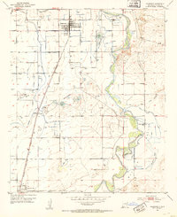Download a high-resolution, GPS-compatible USGS topo map for Hagerman, NM (1953 edition)