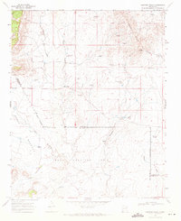 Download a high-resolution, GPS-compatible USGS topo map for Hampton Ranch, NM (1971 edition)