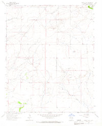 preview thumbnail of historical topo map of Guadalupe County, NM in 1964