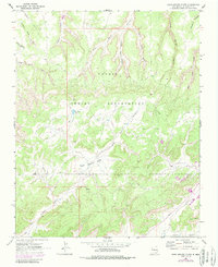 Download a high-resolution, GPS-compatible USGS topo map for Hard Ground Flats, NM (1986 edition)