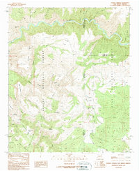 Download a high-resolution, GPS-compatible USGS topo map for Harden Cienega, NM (1990 edition)