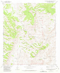Download a high-resolution, GPS-compatible USGS topo map for Hardscrabble Mountains, NM (1981 edition)