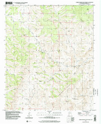 Download a high-resolution, GPS-compatible USGS topo map for Hardscrabble Mountains, NM (2002 edition)