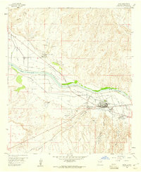 Download a high-resolution, GPS-compatible USGS topo map for Hatch, NM (1960 edition)