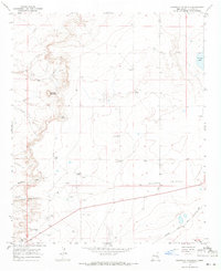 preview thumbnail of historical topo map of Chaves County, NM in 1967