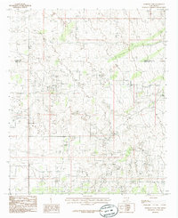 Download a high-resolution, GPS-compatible USGS topo map for Henshaw Tank, NM (1985 edition)