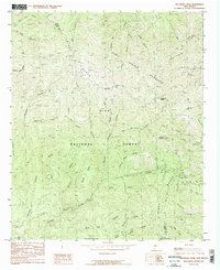 Download a high-resolution, GPS-compatible USGS topo map for Hillsboro Peak, NM (1985 edition)