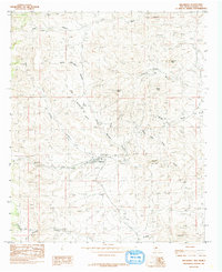 Download a high-resolution, GPS-compatible USGS topo map for Hillsboro, NM (1985 edition)