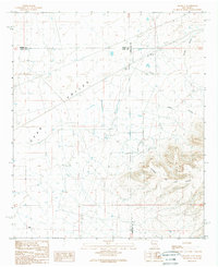 Download a high-resolution, GPS-compatible USGS topo map for Hockett, NM (1989 edition)