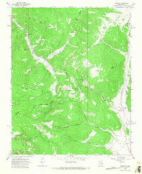 Download a high-resolution, GPS-compatible USGS topo map for Holman, NM (1968 edition)