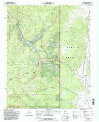 Download a high-resolution, GPS-compatible USGS topo map for Holman, NM (1998 edition)