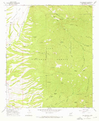 Download a high-resolution, GPS-compatible USGS topo map for Holt Mountain, NM (1970 edition)
