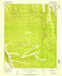Download a high-resolution, GPS-compatible USGS topo map for Horcado Ranch, NM (1954 edition)