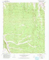 Download a high-resolution, GPS-compatible USGS topo map for Horcado Ranch, NM (1993 edition)