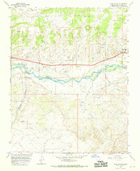 Download a high-resolution, GPS-compatible USGS topo map for Horn Canyon, NM (1970 edition)