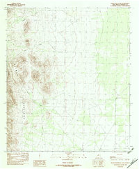 Download a high-resolution, GPS-compatible USGS topo map for Horse Mountain, NM (1982 edition)