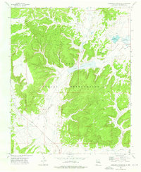 Download a high-resolution, GPS-compatible USGS topo map for Horsehead Canyon NW, NM (1976 edition)