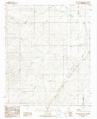 preview thumbnail of historical topo map of Lincoln County, NM in 1988