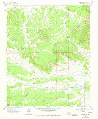 Download a high-resolution, GPS-compatible USGS topo map for Hosta Butte, NM (1974 edition)