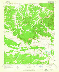 Download a high-resolution, GPS-compatible USGS topo map for Hosta Butte, NM (1965 edition)