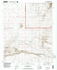 preview thumbnail of historical topo map of Bernalillo County, NM in 1996