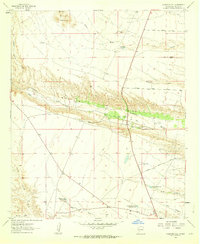 Download a high-resolution, GPS-compatible USGS topo map for Huerfano Hill, NM (1963 edition)