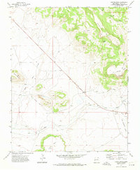 Download a high-resolution, GPS-compatible USGS topo map for Hunter Mesa, NM (1974 edition)