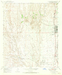 Download a high-resolution, GPS-compatible USGS topo map for Hurley West, NM (1970 edition)