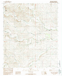 Download a high-resolution, GPS-compatible USGS topo map for Indian Bluff, NM (1989 edition)