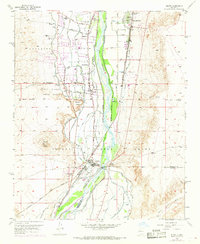 Download a high-resolution, GPS-compatible USGS topo map for Isleta, NM (1969 edition)